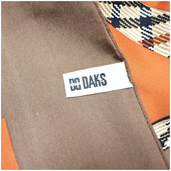◇DAKS◇ [DAKS GIFT][Ring Set][SILK100%]Navy DD Pattern Scar Navy Hand-Drawn Polka Dot Wool-Silk Scarf – Drakes