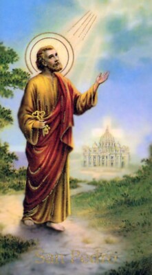 La Sombra de San Pedro A - Laminated Holy 25 CARDS