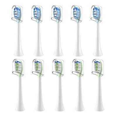IIU Replacement Toothbrush Heads for Philips Sonicare 10 Pack Sonic Replacement Head