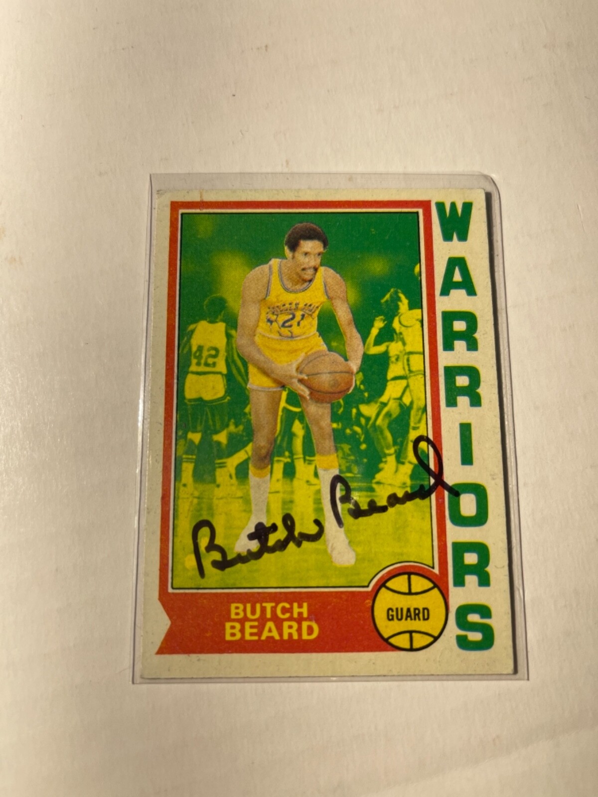 Golden State Warriors BUTCH BEARD Signed Card | eBay