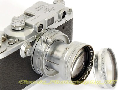 LEICA SNHOO Adapter / LEITZ Copy to Mount E39 39mm Filter on SUMMITAR E36 Lens