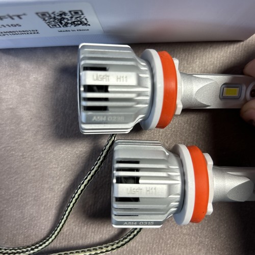 LASFIT H11 9005 Combo LED Headlight Bulbs High Low Beam Conversion Kits 6000K - Picture 7 of 13