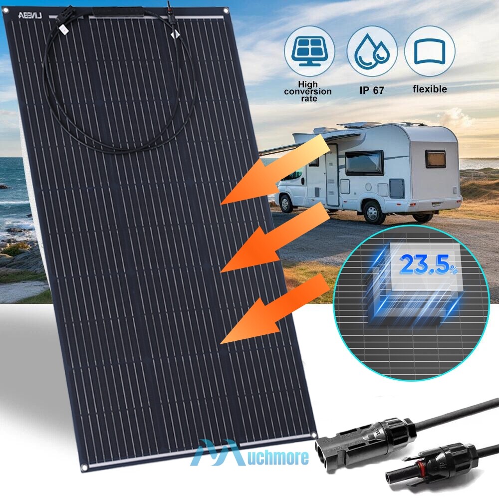 400W Watt Portable Flexible Solar Panel (100W*4PCS) For RV H