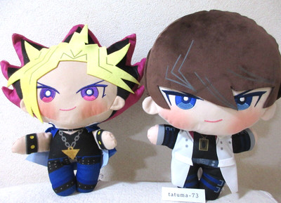 Yu-Gi-Oh! Minikore BIG Plush Doll Kaiba Seto Yami Yugi set of 2 Japan 32cm NEW