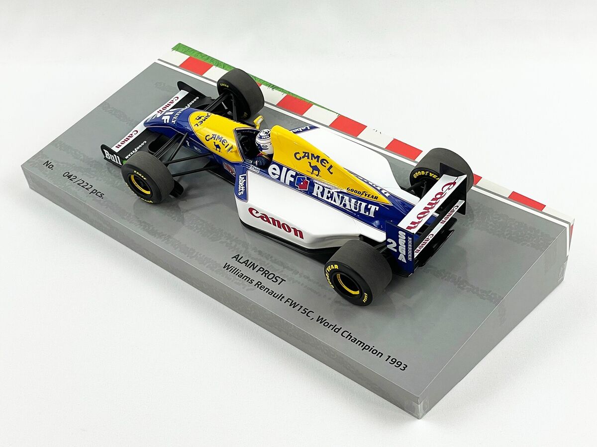 Williams F1 FW15C #2 Alain Prost 1993 World Champion 1:18 Williams F1 FW15C #2 Alain Prost 1993 World Champion 1:18