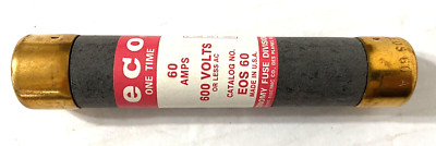 EAGLE 60A - 600V Cartridge Fuse #656 - New Old Stock