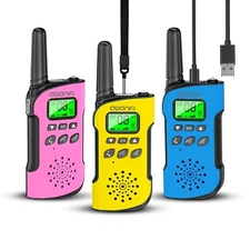AWANFI Rechargeable Walkie Talkies for Adults Kids, Two Way Radios for Outdoor