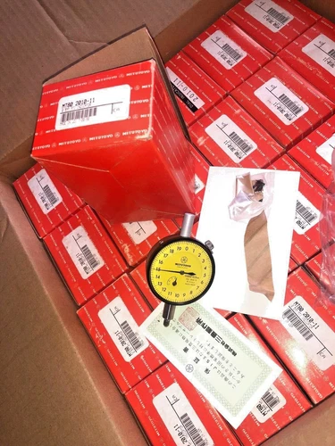 MITUTOYO NO. 2010-11  INDICATOR 0.002-0.5MM 6 JEWELS SHOCK PROOF NEW QTY 1