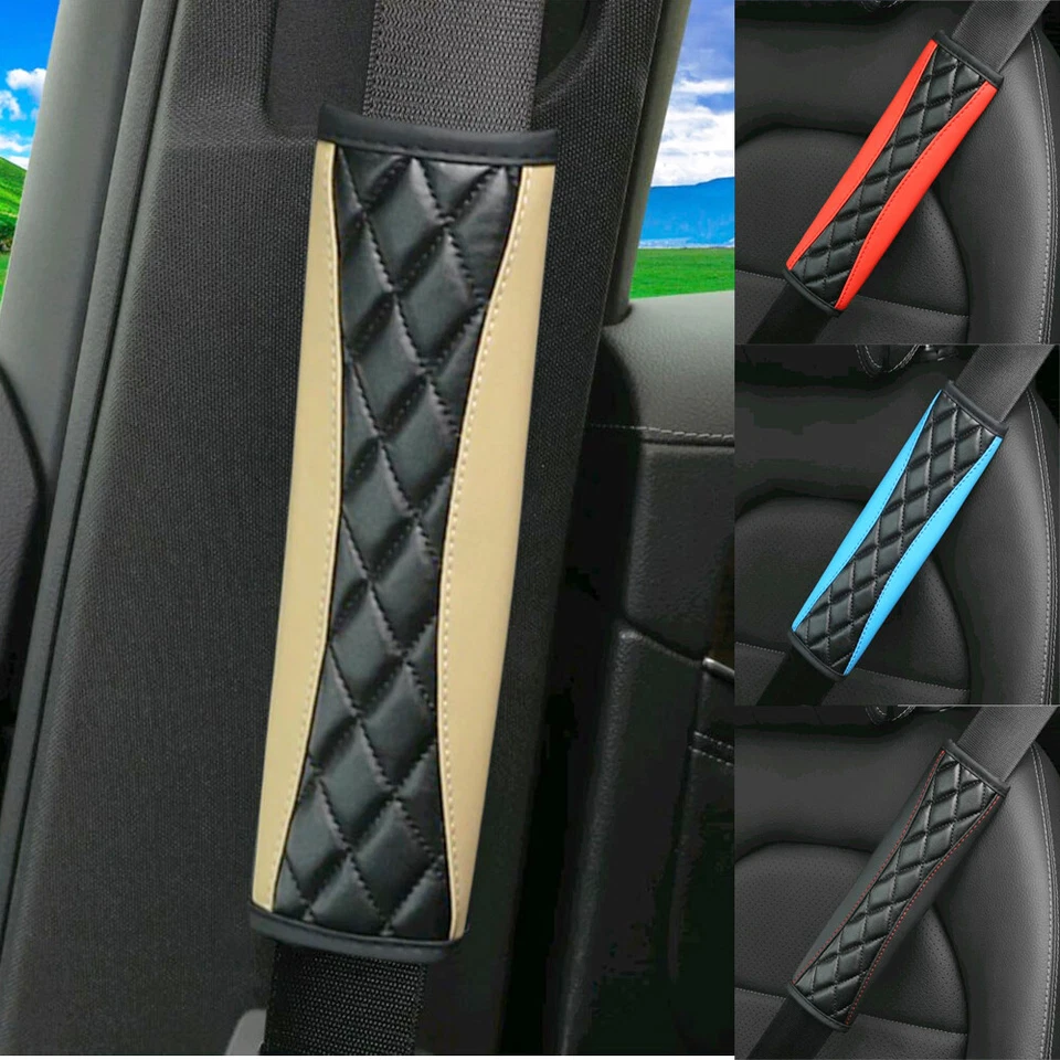 1x Cinturón de Seguridad Universal Coche Almohadilla para el Hombro Correa Comodidad Cojín Funda Accesorios Foto 2 de 4