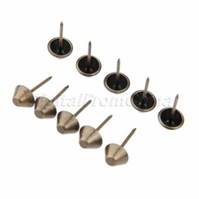 Retro Sofa Furniture Flat Upholstery Nail Tack Iron Pins Studs Hardware 50pcs
