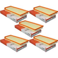 5X Mahle / Knecht LX 1262 Luftfilter Filter Air