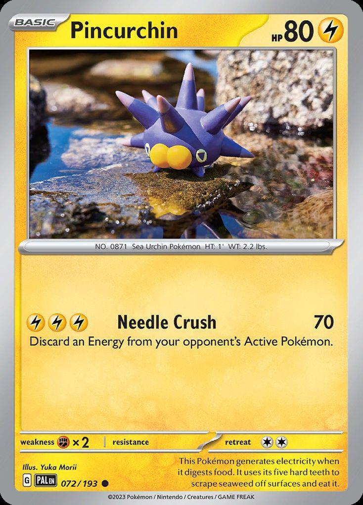 Pokemon Pincurchin (72/301) Paldea Evolved LP