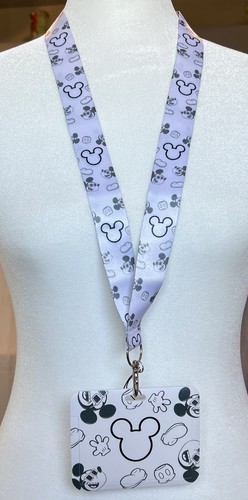 Braut Ohren Schleier Minnie und Mickey Tickethalter Schlüsselband dreiteiliges Set Geschenk - Bild 18 von 21