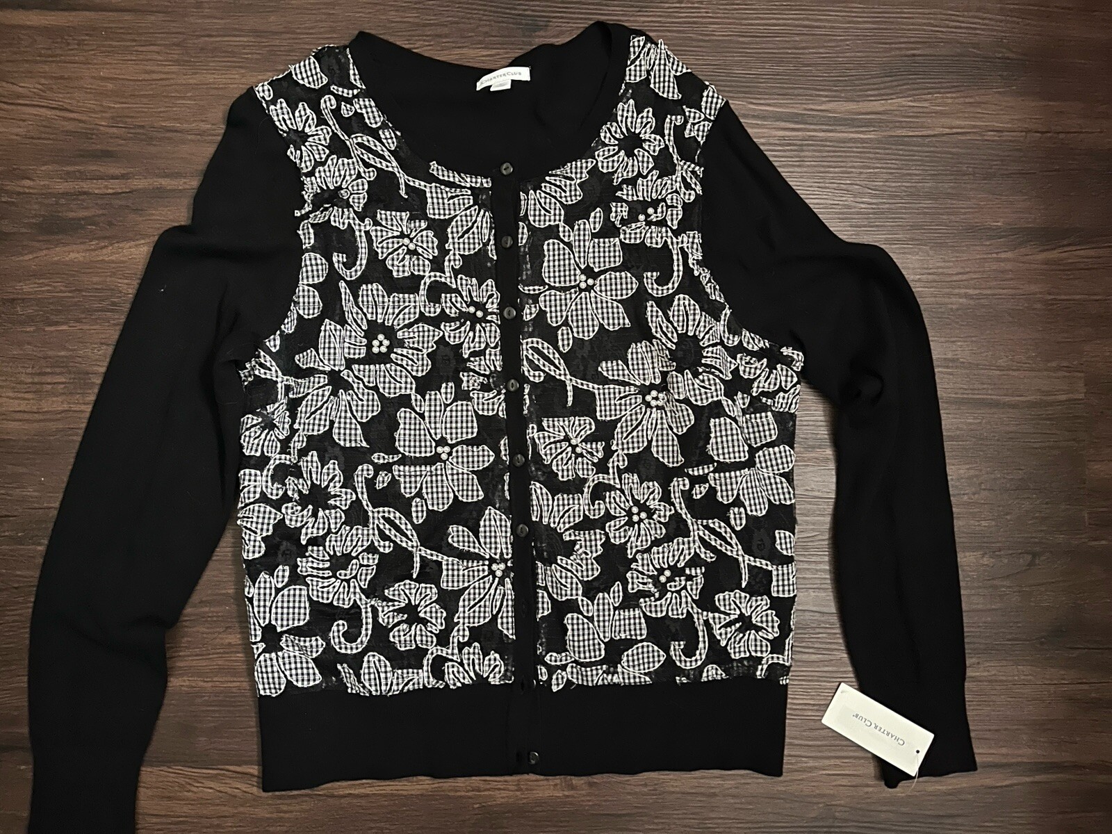 charter club cardigan, Size large