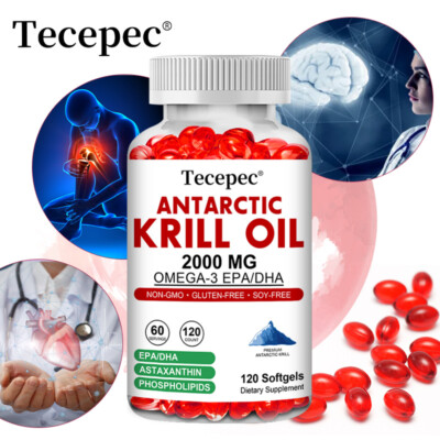 Antarktische Krillöl Softgel Omega-3 Epa Dha Ausgewogene Knochen Herzgesundheit