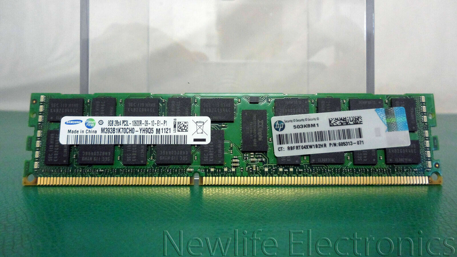 HP 606427-001 8GB PC3L-10600R DDR3 SDRAM Server Memory 605313-071 