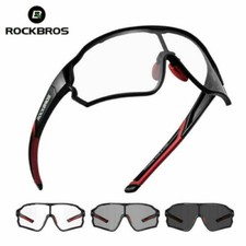 New ROCKBROS Cycling Full Frame Photochromatic Glasses Sport Sunglasses Bike