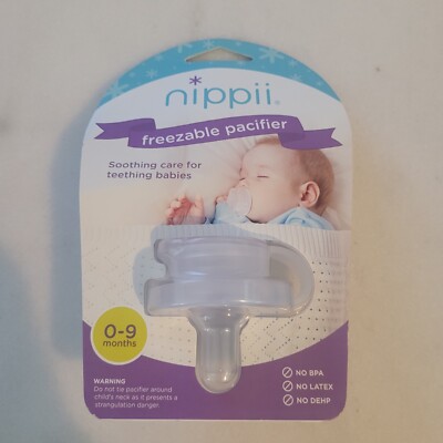 Nippii Baby Freezable Teething Pacifier Soothing Care For Teething Babies