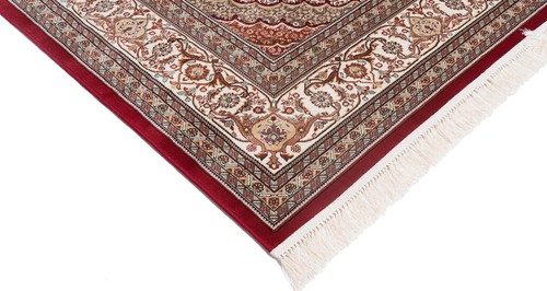 Tabriz Medallón Machine Woven Rug Persian Various Sizes - Rug, Carpet, Red - Picture 25 of 35