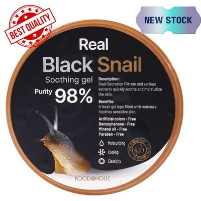 Real Black Snail Soothing Gel Purity 98% Best Product 300ml