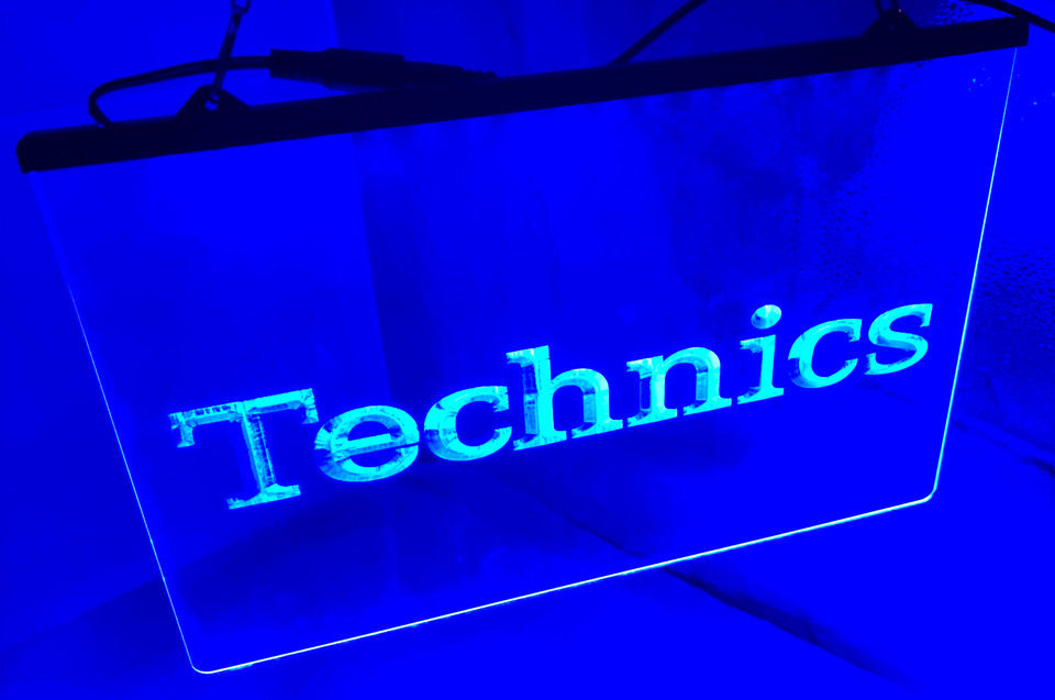 Technics Home Theater Audio System LED Neon Light Sign USA SELLER eBay