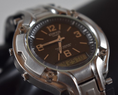 Vintage Casio Edifice AMW-200 Japan Digital/Analog NEW BATTERY! NEW BAND! |  eBay