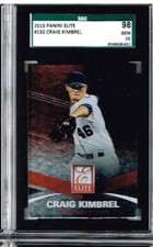 2015 Panini Elite Craig Kimbrel SGC 98/ GEM 10