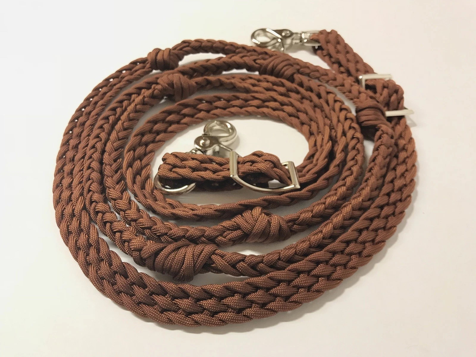 Tiffany's Braided Tack Barrel Reins - Thumbnail 3