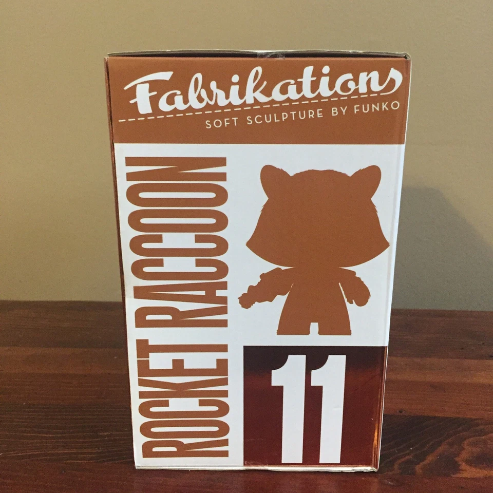 Peluche Cohete #11 Fabricaciones Funko Marvel Guardianes de la Galaxia Caja Imperfecta Foto 3 de 4