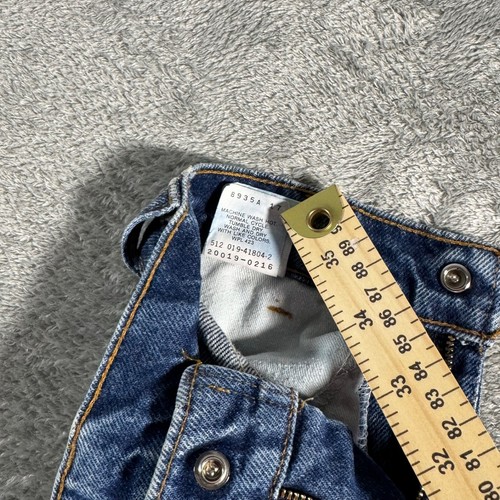 Vintage Levis 512 Jeans Youth 1T Tapered Blue Denim Orange Tab 80s Kids - Picture 8 of 10