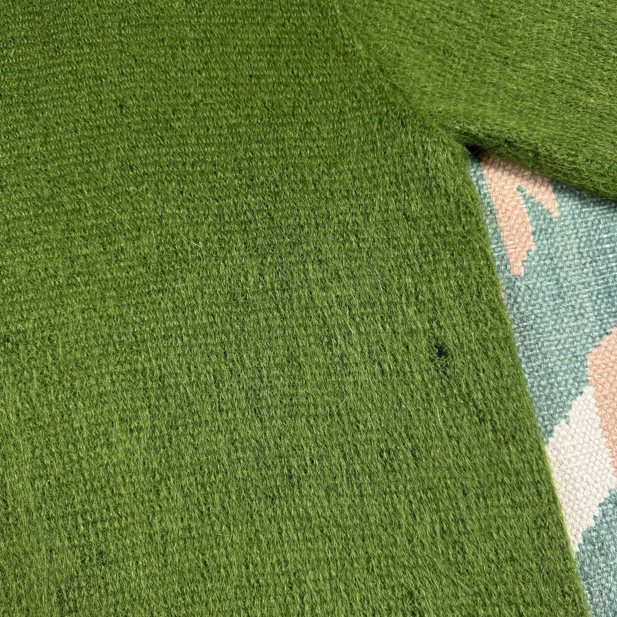 Vintage 60s Mohair Cardigan Sweater Green Size Large Kurt Vintage 60s Mohair Cardigan Sweater Green Size Large Kurt