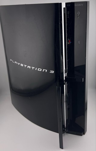 Sony Playstation 3 Ps3 60Gb CECHC04 Retrocompatibile Fat Da Riparare Led Giallo - Foto 1 di 9