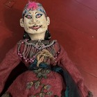 Vintage WAYANG GOLEK HAND Painted Indonesian Rod Puppet 17 “ Tall — photo 2