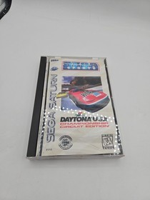 Daytona USA Championship Edition Sega Saturn Complete Tested Works Manual Damage