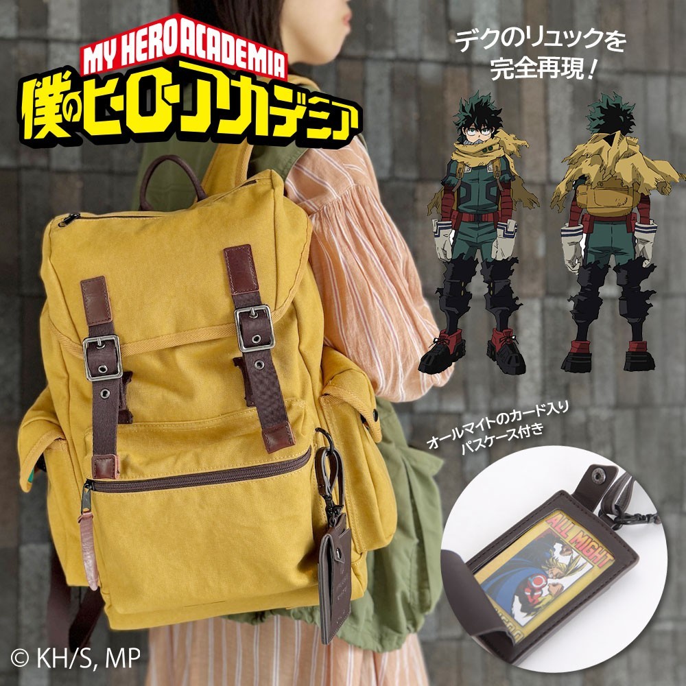 Mochila LOWARD Deku My Hero Academia Interior Verde 18.4L W28 H47 D14 Japón Envío Gratis