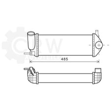 Ladeluftkühler Ladeluft Kühler für Renault Kangoo/Grand Kangoo Express KW0/1_