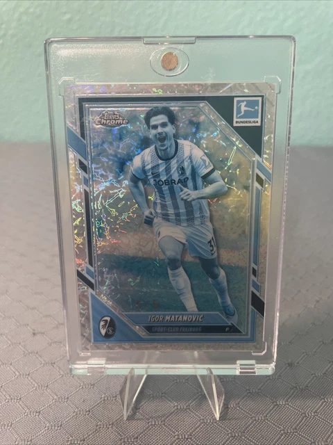 2025-26 Topps Chrome Bundesliga Igor Matanovic Frozen Fractor 5/5