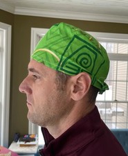 Avatar last airbender earth kingdom skull scrub surgical OR hat surgery cap mens