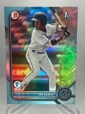 2022 1st Bowman Blue Foil 1st Edition Ian Lewis