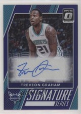 2017 Panini Donruss Optic Signature Series Purple Prizm Treveon Graham Auto bj6