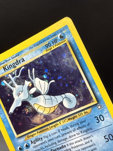 Kingdra 8/111 Neo Genesis Holo Foil Rare Pokémon TCG Card SWIRL - Picture 10 of 24
