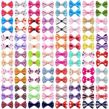 Dog Hair Bows with Alligator Clips for Small Medium Dogs Handmade Clips