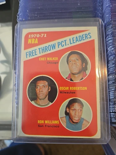 1970-71 Topps - League Leaders Oscar Robertson, Chet Walker, Ron Williams #141
