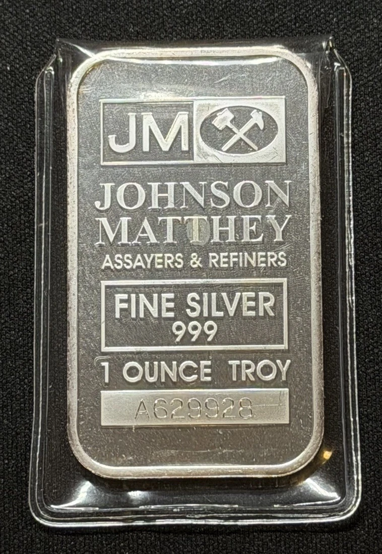 Johnson Matthey 0.9999 1 oz Precious Metal Content per Unit Silver