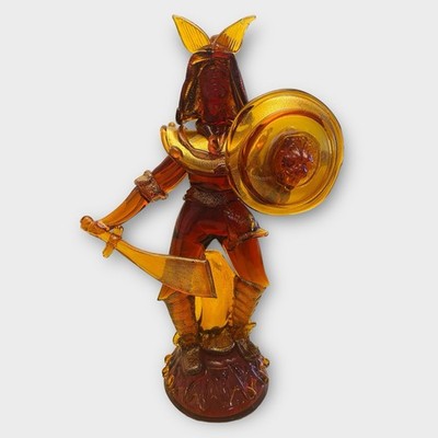 Magnificent Vintage Murano Art Glass Roman Warrior / Gladiator Sculpture 15.5»