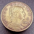 1964 Mexico 5 Centavos Josefa Ortiz de Dominguez KM 426 World Coin Eagle — photo 1
