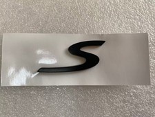 Porsche 997 Carrera Emblem S Letter Trunk Rear Boot Decal Badge Sticker 9975