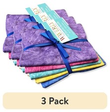 3 pack 100 Cotton 18" x 21" Fat Quarter Batik Bundles Fabric Bundles 5 Pieces