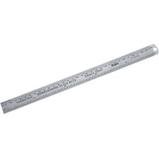 N Gauge Modellers Scale Rule 2mm Scale - Expo Tools Stainless Steel Ruler 74102
