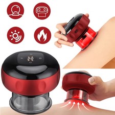 Portable USB Rechargeable Electric Cupping Device 12 Level Suction Massager